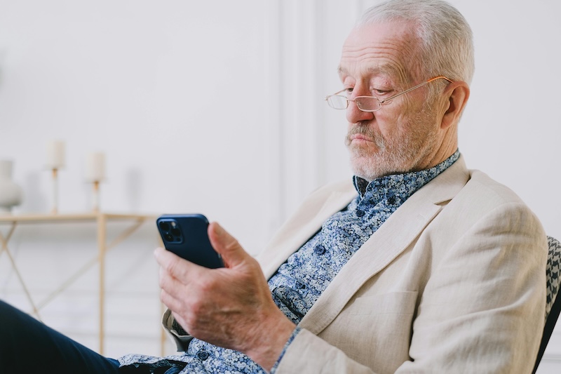 Smartphone-Probleme bei Senioren